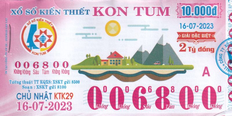 Xổ số Kon Tum có tên viết tắt là XSKT